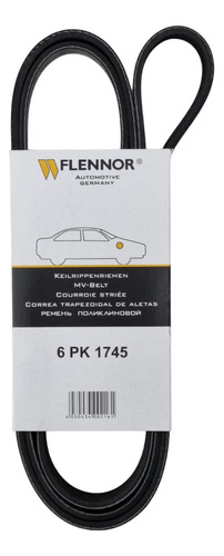 Correa Alternador Land Rover Freelander 2,2 Diésel 6pk 1745