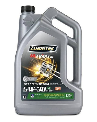 Aceite Ultimate 5w30 Acea C4 - Lubritek Full Sintético 4l