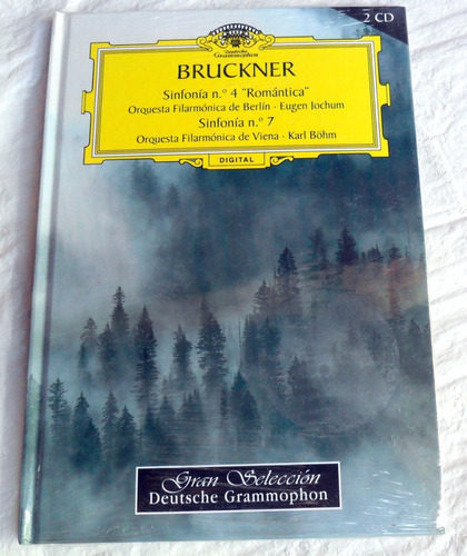 Bruckner Cd Doble + Libro Deutsche Grammophon Nuevolsellad