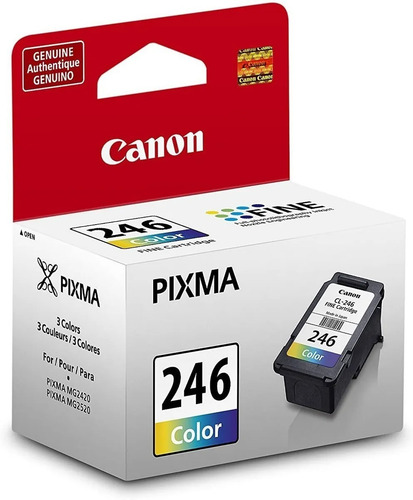 Cartucho De Tinta Canon Cl-246 Tri-color 180 Paginas