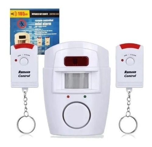 Alarma Inalámbrica Sensor Movimiento Sirena Control, Dom