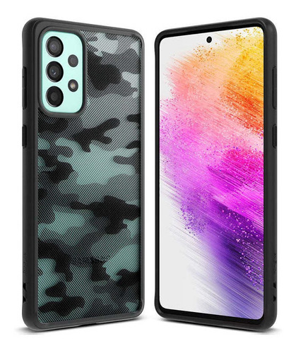 Case Ringke Fusion Galaxy A73 5g - Matte Camo Black De Usa