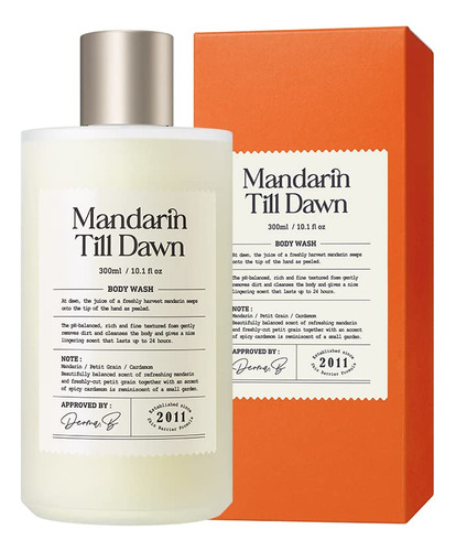 Derma B Narrative Body Wash #mandarin Till Dawn, Gel De Duc.