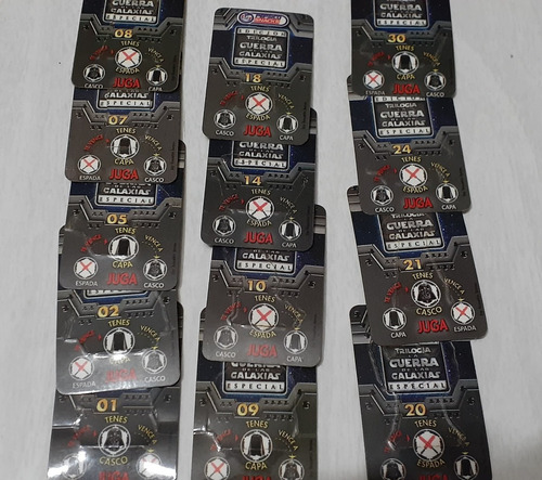 Lote 13 Tarjetitas Troqueladas Star Wars Trilogia 97 Pepsico (Usado)