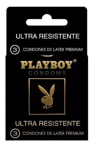 Preservativos Playboy Lubricado Ultra Resistente/ Capricho