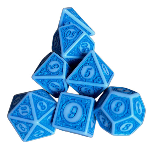 3 X 7 Uds Dados De Juego De Dados De Varios Lados Compatible