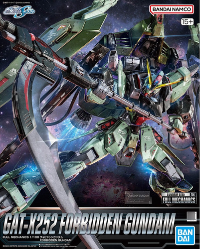 Bandai Model Kit Full Mechanics Gat-x252 Forbidden Gundam