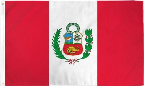Bandera De Perú 150 Cm X 90 Cm *envio Full*
