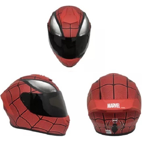 Casco Integral Moto Edge Marvel Spiderman