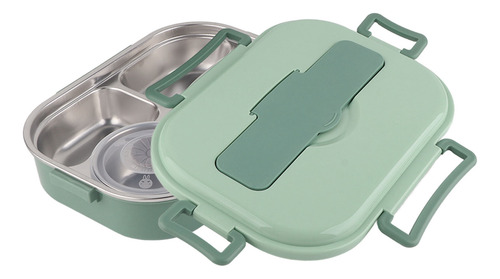 Fiambrera De Acero Inoxidable Caja Bento Portátil De 4