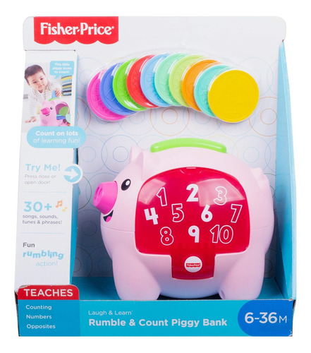 Juguete Musical Para Bebés Fisher-price, Ríe Y Aprende, Cuen