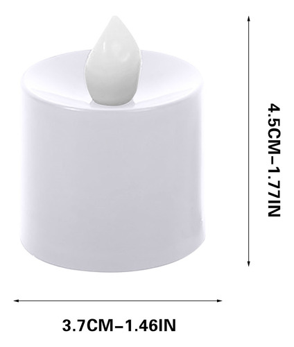 Paquete De 24 Velas De Té De Color Naranja N Night Light Par