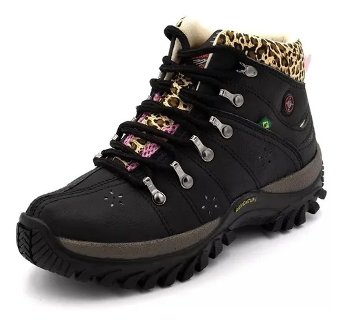 Coturno trekking cheap feminino