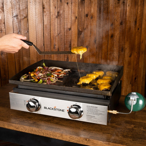 Combo Asador Plancha Blackstone De 22'' Con Accesorios