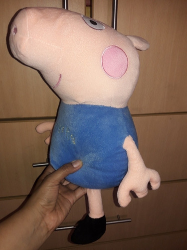 Peluche Muñeco George Pig Como Nuevo 40 Cm