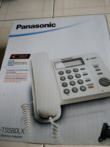 Telefono Panasonic Alambrico Kx-ts580lx