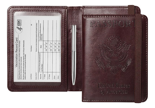 Gdtk Leather Passport Holder Cover   Rfid Blocking Tra