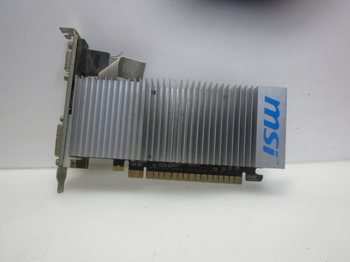 Placa Vídeo 1gb Pciex Msi N210 1gd3h/lp Ddr3 Funcionando (Usado)