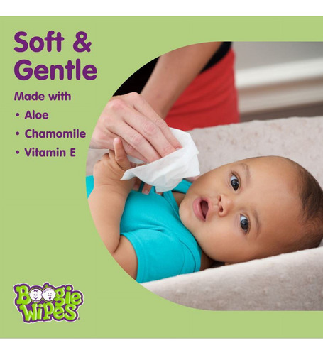 Lenços Umedecidos De Nariz Boogie Wipes Sem Perfume - 30un