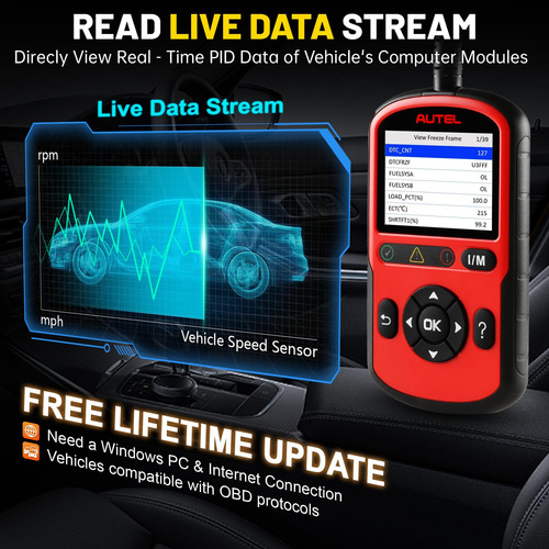 Autel Escáner Obd2 Autolink Al549 (versión Mejorada De