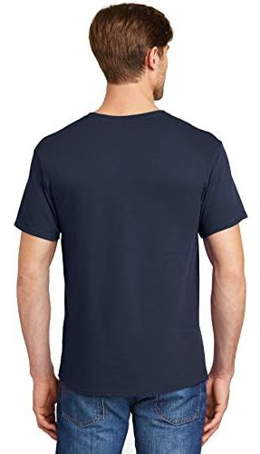 Hanes Playera Comfortsoft 100% Algodón Para Hombre, Xl, Azu