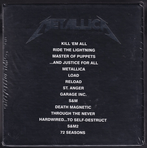 Metallica Discografia Completa 21 Cds Bootleg Box Set Nuevo