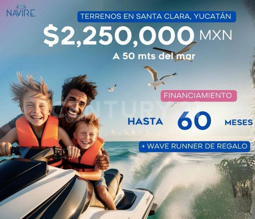 Terrenos En Venta En La Playa, Santa Clara, Yucatán