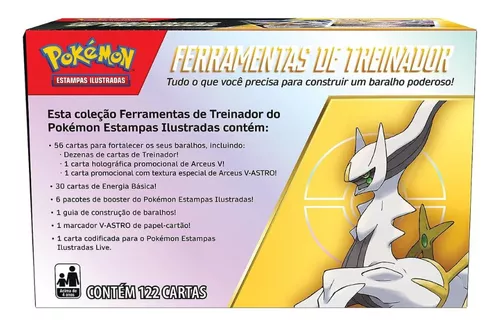 Jogo de Cartas Pokemon GO Box Especial Treinadores Valor Copag - Amarelo