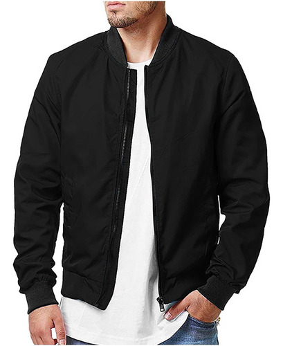 Blusas Masculinas Com Zíper E Gola Com Manga Comprida Jac