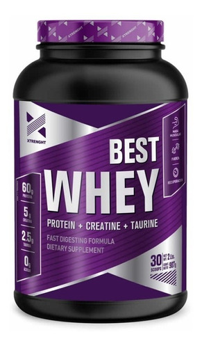 Best Whey Protein Xtrenght 1kg Con Taurina Y Creatina 