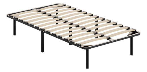 Base Para Cama Individual Metalica Mubson Base Para Colchon Color Negro
