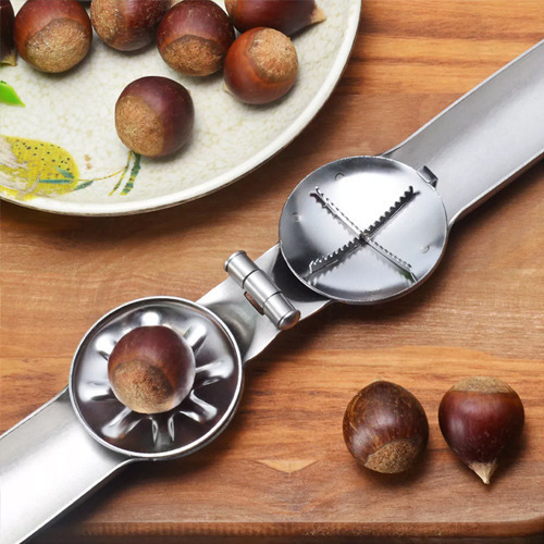 Para Quebra Nozes Abridor Castanha Portuguesa Inox /