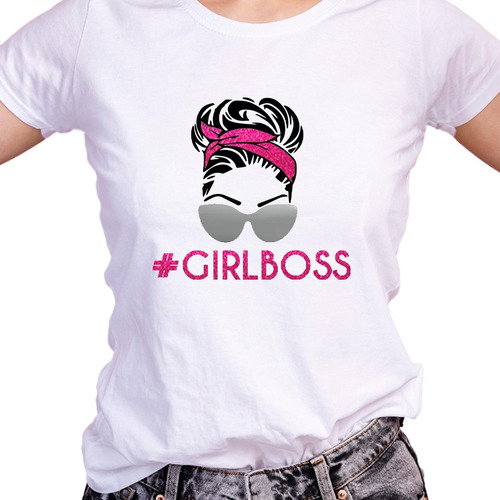 Franela Dama Personalizada Diseño Moda Fashion Girl Boss