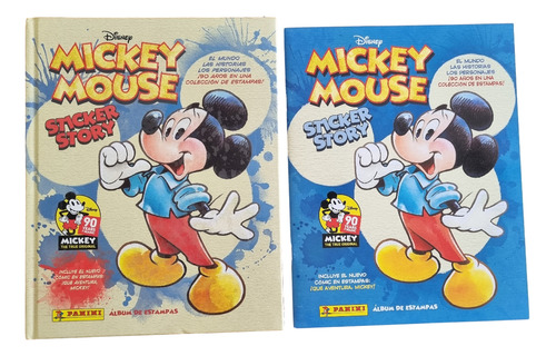 Álbum Mickey Mouse 90 Años - T. Dura Y T.blanda - Panini