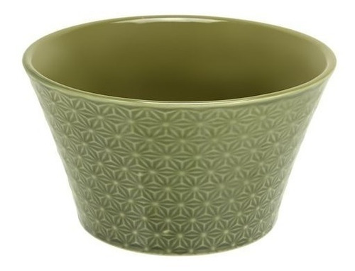 Bowls De Ceramica Hindu 12x7 Cm Color Verde Mishka