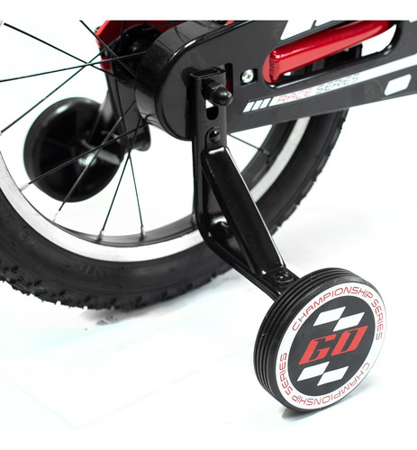 Bicicleta Infantil R16 Racing Para Niño De Aluminio Turbo Color Rojo Tamaño del cuadro S