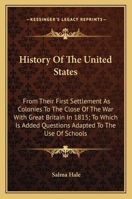 Libro History Of The United States: From Their First Sett...