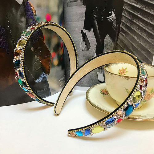 Fodattm - Diadema Con Cristales Brillantes Para Mujer, Multi