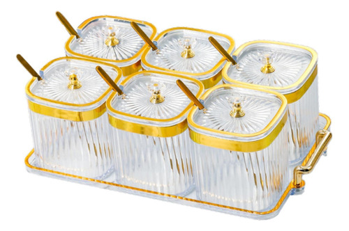 Caja De Condimentos, Botes De Condimentos, Tarros De Claro