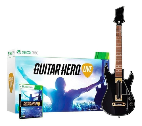 Guitar Hero Live  Guitar Bundle Activision Xbox 360 Físico