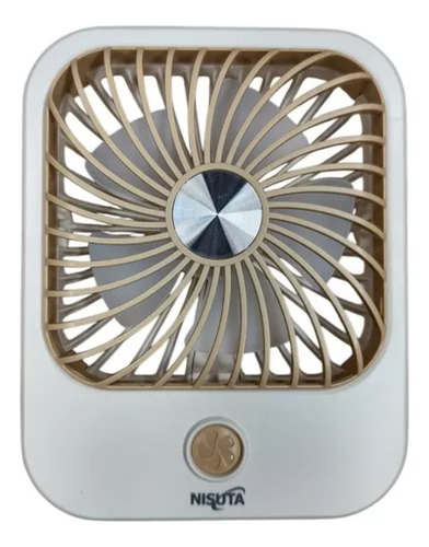 Mini Ventilador Portátil De Mesa Nisuta Ns-fanupc Blanco Diámetro 10 Cm