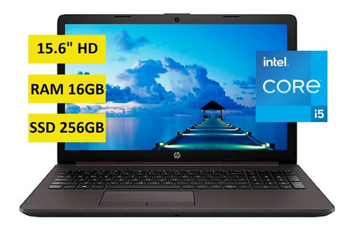 Laptop Hp 250 G8 15.6 Hd, I5-1135g7, Ram 16gb, Ssd 256gb M.2 Color Plateado Ceniza Oscuro
