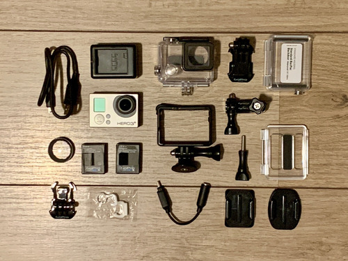 Câmera Gopro Hero 3+ Silver Edition (pouco Uso)