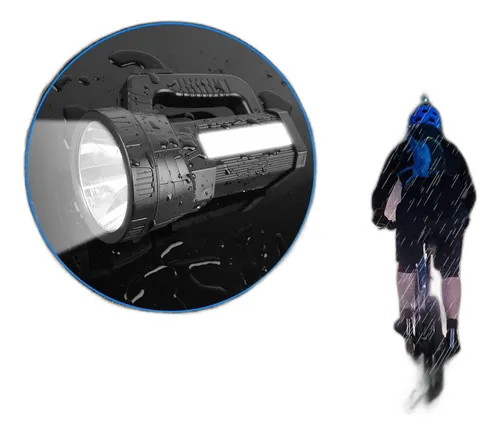 Foco Recargable Con 10000 Mah 6 Modos De Luces, 10000 Lúmene