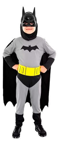 Disfraz  Batman Talle G De 10 A 12 Años Vulcanita