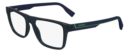 Lentes Lacoste L2951 Colores Oftalmico Color 410 Transparent Blue