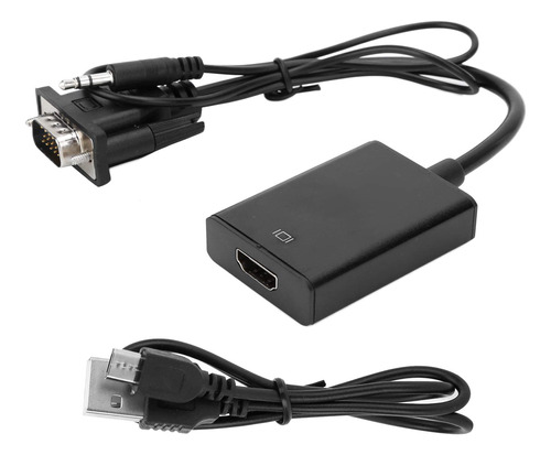 Adaptador Convertidor Linea Cable Computadora Pusokei Vga Av