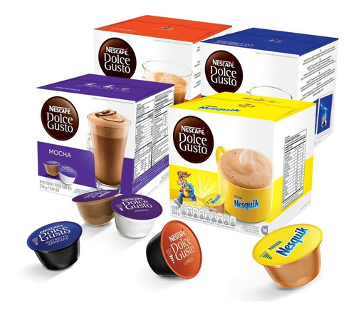 4 Cajas Cápsulas Dolce Gusto A Elección! Envío Incluido