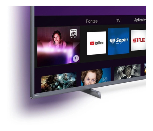 Imagem 3 de 6 de Smart Tv 55 Philips Ambilight+hdr10+atmos+visi- Fretegrátis*