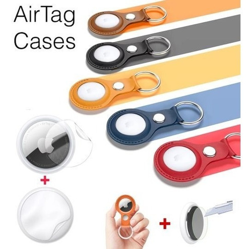 Micas + Funda Case Protector Llavero Apple Airtag Air Tag